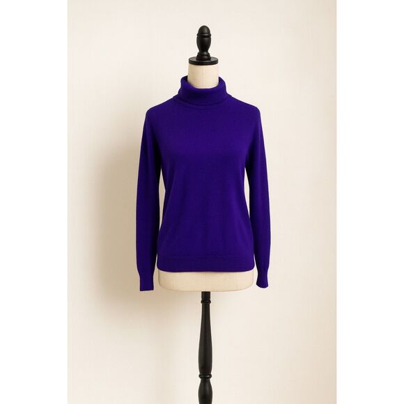 Designers Originals Vintage Purple Turtleneck Sweater | Women’s S | Classic Knit - Picture 1 of 3